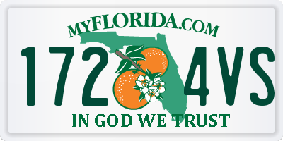 FL license plate 1724VS