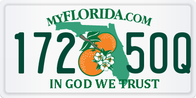 FL license plate 1725OQ