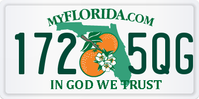 FL license plate 1725QG