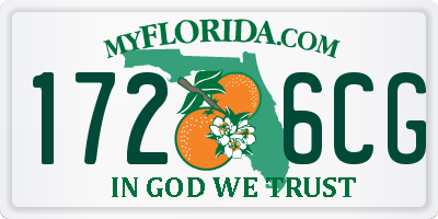 FL license plate 1726CG