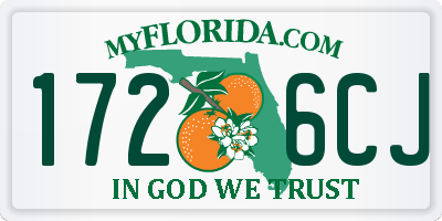 FL license plate 1726CJ