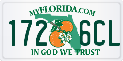 FL license plate 1726CL