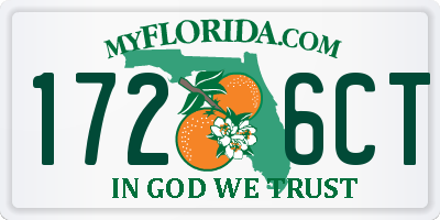 FL license plate 1726CT