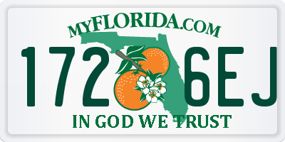 FL license plate 1726EJ