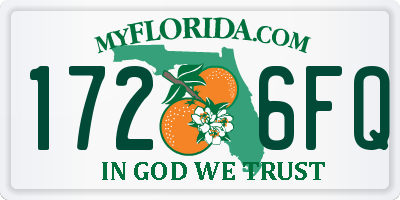 FL license plate 1726FQ