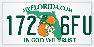 FL license plate 1726FU