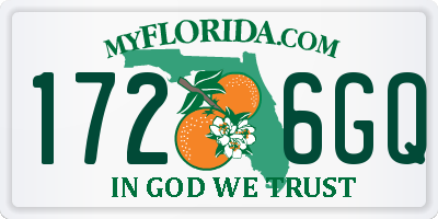 FL license plate 1726GQ