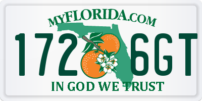 FL license plate 1726GT