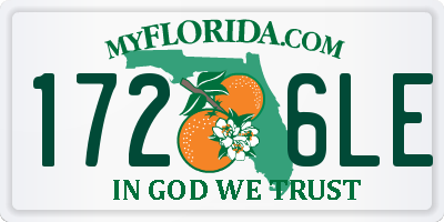 FL license plate 1726LE