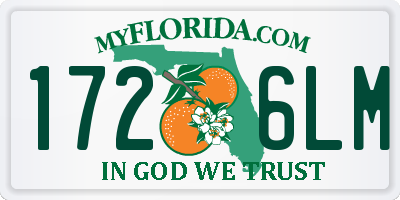 FL license plate 1726LM