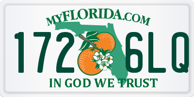 FL license plate 1726LQ