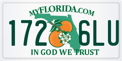 FL license plate 1726LU