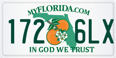 FL license plate 1726LX