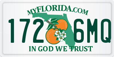 FL license plate 1726MQ