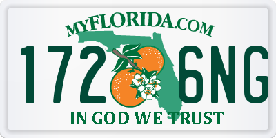 FL license plate 1726NG