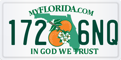 FL license plate 1726NQ