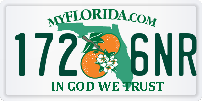 FL license plate 1726NR