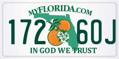 FL license plate 1726OJ