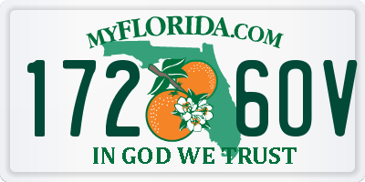 FL license plate 1726OV