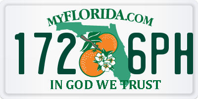FL license plate 1726PH