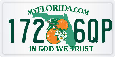 FL license plate 1726QP