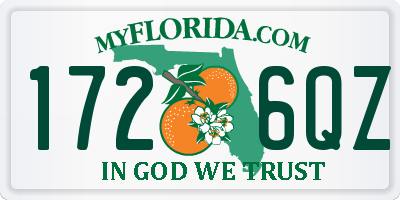 FL license plate 1726QZ