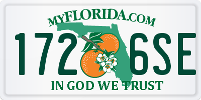 FL license plate 1726SE