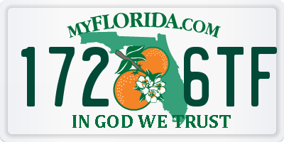 FL license plate 1726TF