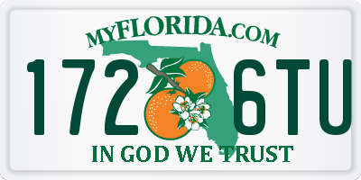 FL license plate 1726TU