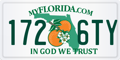 FL license plate 1726TY