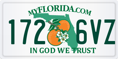 FL license plate 1726VZ