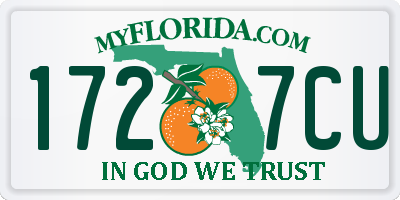 FL license plate 1727CU
