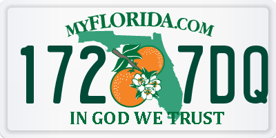 FL license plate 1727DQ