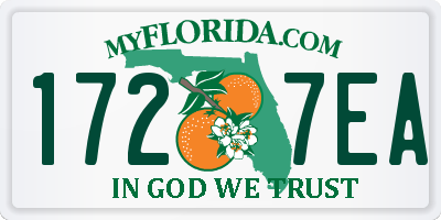 FL license plate 1727EA