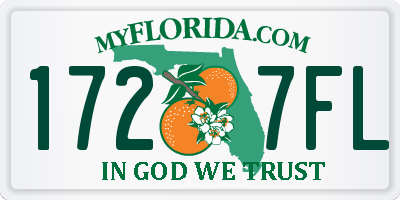 FL license plate 1727FL