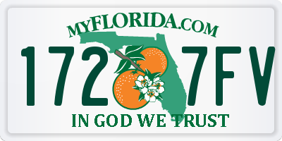 FL license plate 1727FV