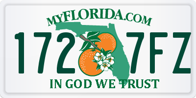 FL license plate 1727FZ