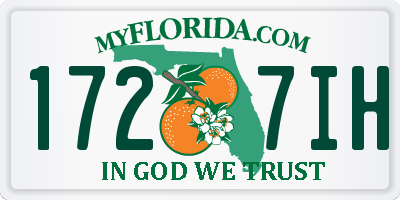 FL license plate 1727IH