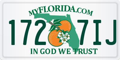 FL license plate 1727IJ