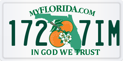 FL license plate 1727IM