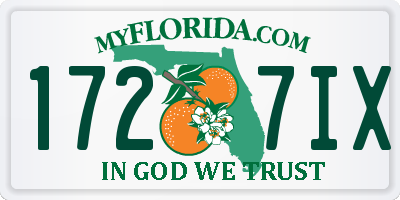 FL license plate 1727IX
