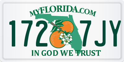 FL license plate 1727JY