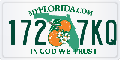 FL license plate 1727KQ