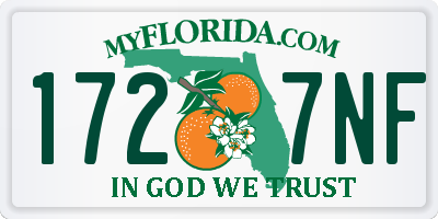 FL license plate 1727NF