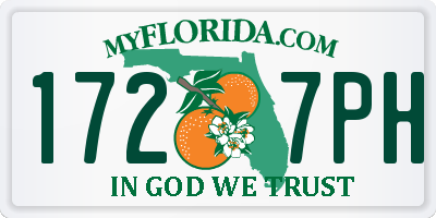 FL license plate 1727PH