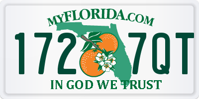 FL license plate 1727QT