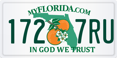 FL license plate 1727RU