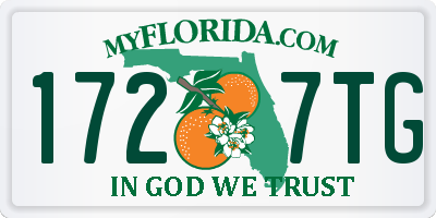 FL license plate 1727TG