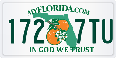 FL license plate 1727TU
