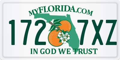 FL license plate 1727XZ